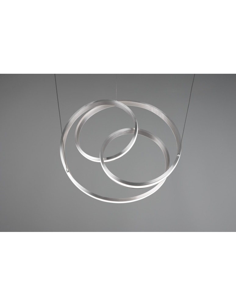 Trio YARA Wisząca Nowoczesna 1xLED max 60W 2300+3000+4000K Nikiel Mat 326210107