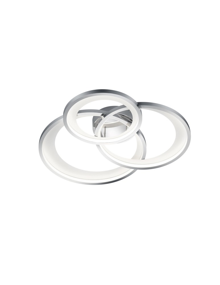 Lampy sufitowe LED - Trio GRANADA Sufitowa Nowoczesna 1xLED max 36W 3000K Chrom 673810306 - product kolory-swiatla.pl 1