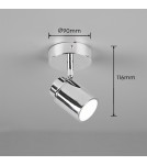 Kinkiety łazienkowe - Trio ANGELO Ścienna Łazienkowa 1xGU10 max 5W Chrom 880400106 - produkt 2
