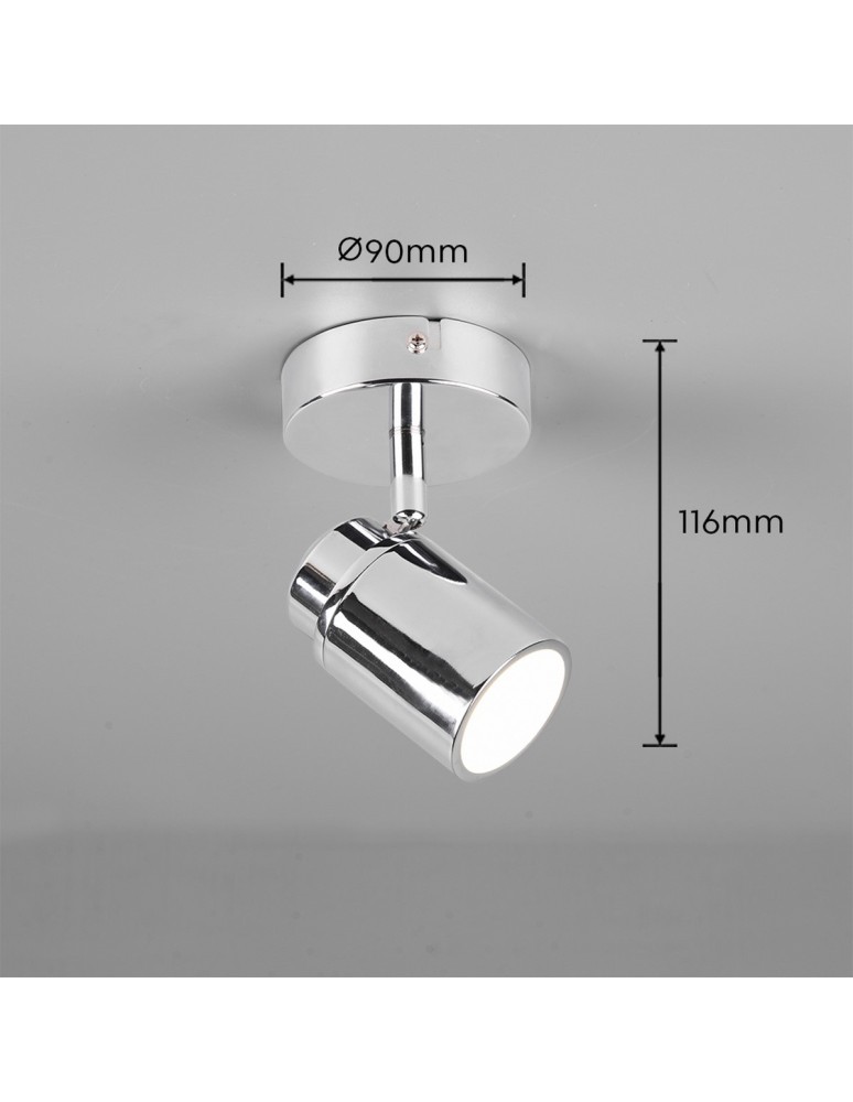 Trio ANGELO Ścienna Łazienkowa 1xGU10 max 5W Chrom 880400106