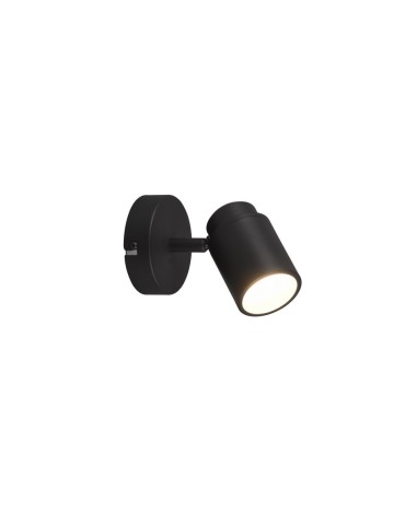 Trio ANGELO Ścienna Łazienkowa 1xGU10 max 5W Czarny Mat 880400132