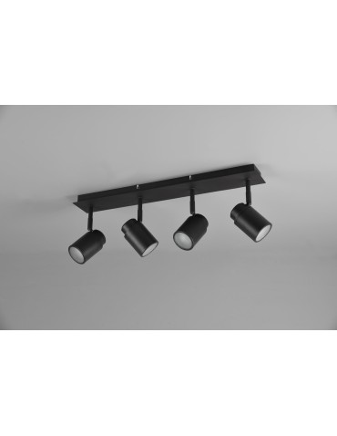 Trio ANGELO Sufitowa Łazienkowa 4xGU10 max 5W Czarny Mat 880400432 - produkt 2