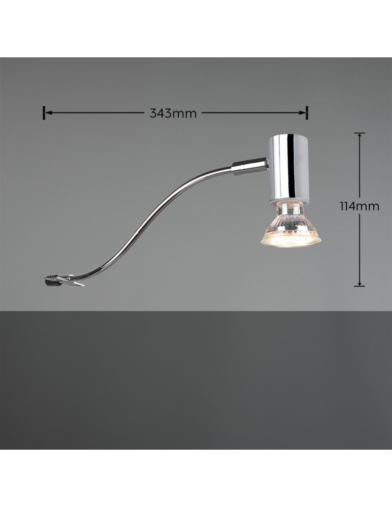 Trio GIADA Ścienna Łazienkowa 1xGU10 max 5W Chrom 283400106