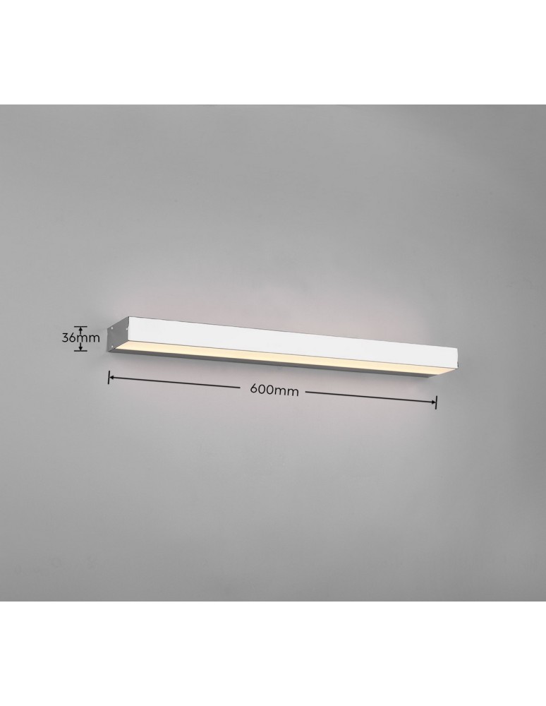 Kinkiety łazienkowe - Trio ROCCO Ścienna Łazienkowa 1xLED max 8W 3000K Chrom 283916006 - produkt kolory-swiatla.pl 4