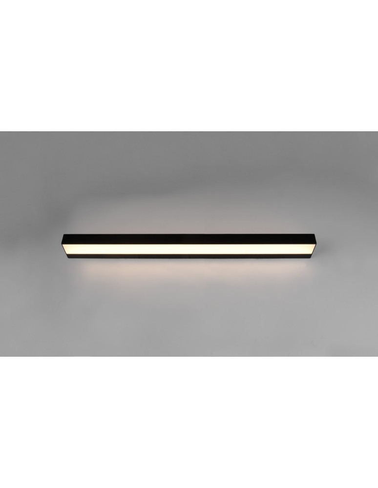 Trio ROCCO Ścienna Łazienkowa 1xLED max 13W 3000K Czarny Mat 283919032