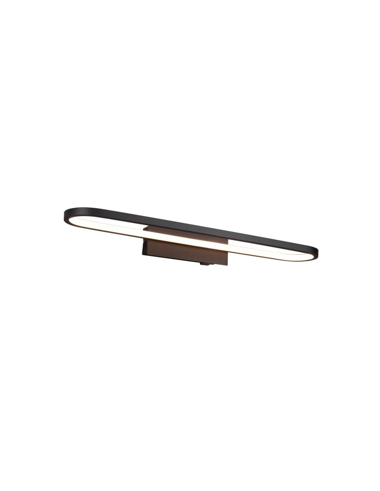 Kinkiety łazienkowe - Trio GIANNI Ścienna Łazienkowa 1xLED max 22W 3000K Czarny Mat 283779132 - produkt kolory-swiatla.pl 1