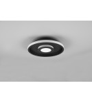 Lampy sufitowe łazienkowe - Trio ASCARI Sufitowa Łazienkowa 1xLED max 28W 3000K Czarny Mat 680810332 - product 2