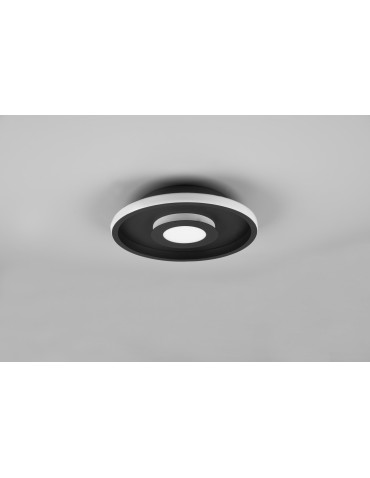 Trio ASCARI Sufitowa Łazienkowa 1xLED max 28W 3000K Czarny Mat 680810332 - produkt 2