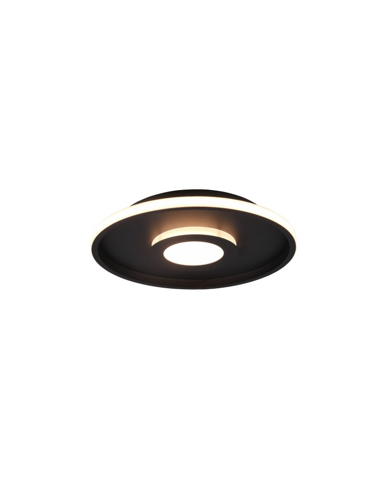 Lampy sufitowe łazienkowe - Trio ASCARI Sufitowa Łazienkowa 1xLED max 35W 3000K Czarny Mat 680819332 - produkt kolory-swiatla.pl 1
