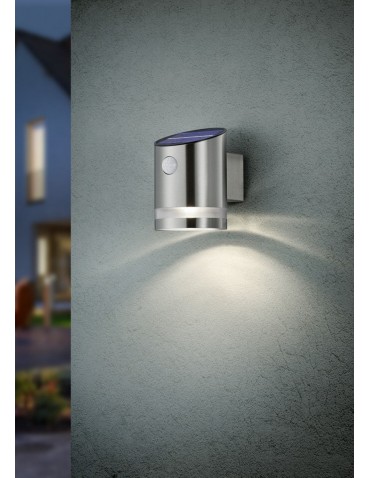RL SALTA SOLAR Czujnik Ruchu Zewnętrzna Ścienna 1xLED max 3W 3000K Nikiel Mat R22231107 - product 2