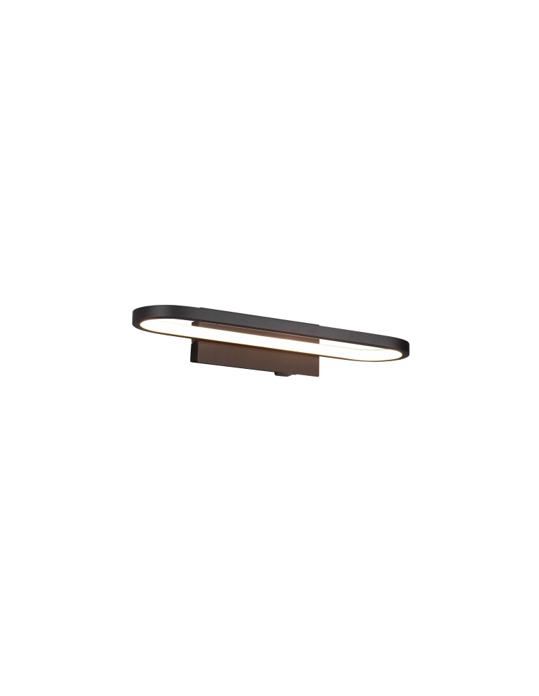 Trio GIANNI Ścienna Łazienkowa 1xLED max 17W 3000K Czarny Mat 283770132