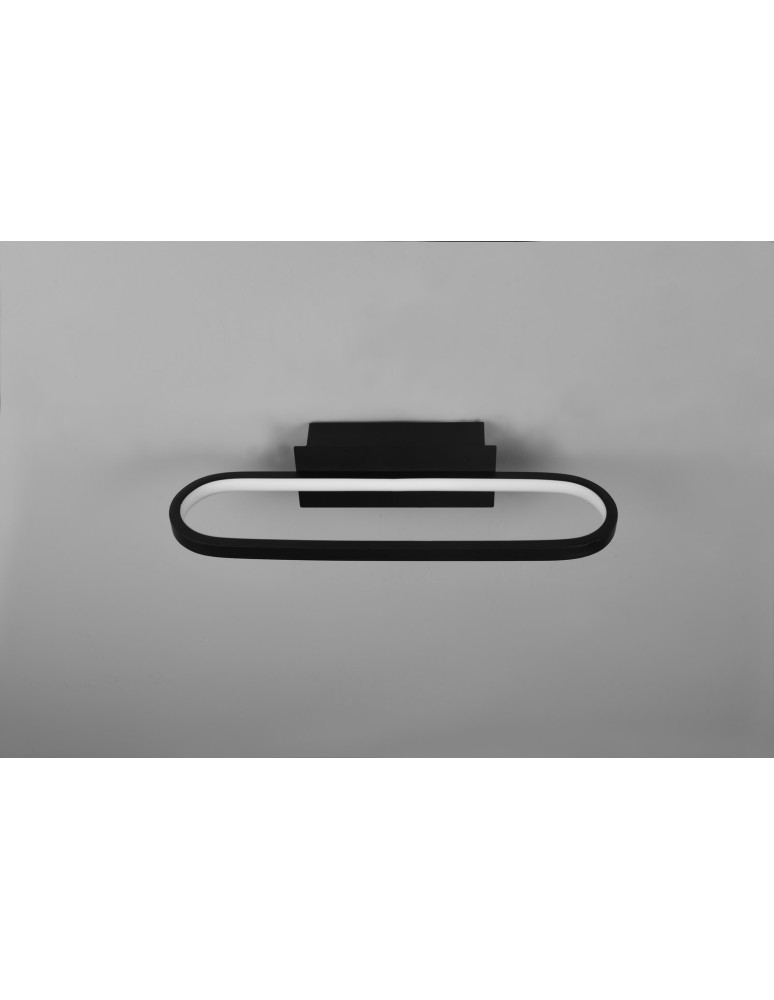 Trio GIANNI Ścienna Łazienkowa 1xLED max 17W 3000K Czarny Mat 283770132