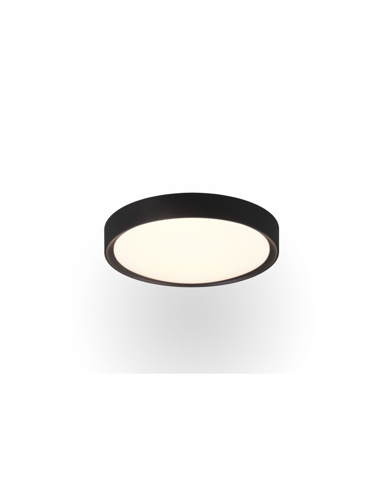 Lampy sufitowe łazienkowe - Trio CLARIMO Sufitowa Łazienkowa 1xLED max 18W 3000K Czarny Mat 659011832 - produkt kolory-swiatla.pl 1