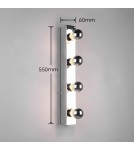 Kinkiety łazienkowe - Trio THEATRO Ścienna Łazienkowa 4xE27 max 10W Chrom 283600406 - product 8