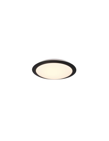 Trio UMBERTO Sufitowa Łazienkowa 1xLED max 12W 3000K Czarny Mat 680310132