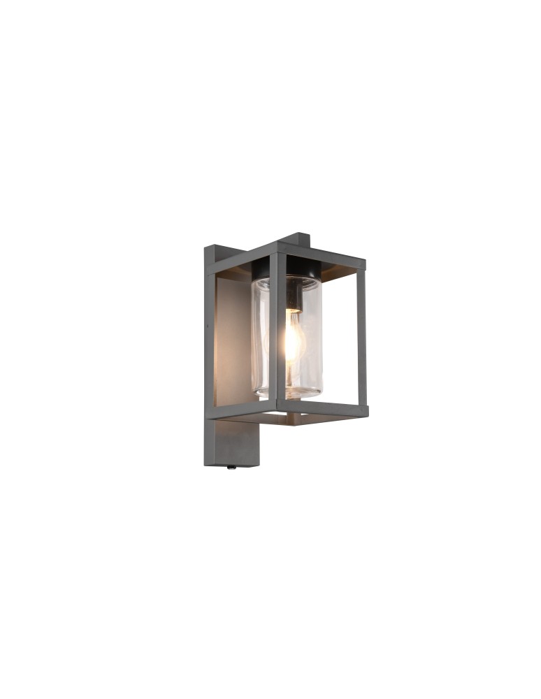Trio LUNGA Zewnętrzna Ścienna 1xE27 max 40W Antracyt 212060142