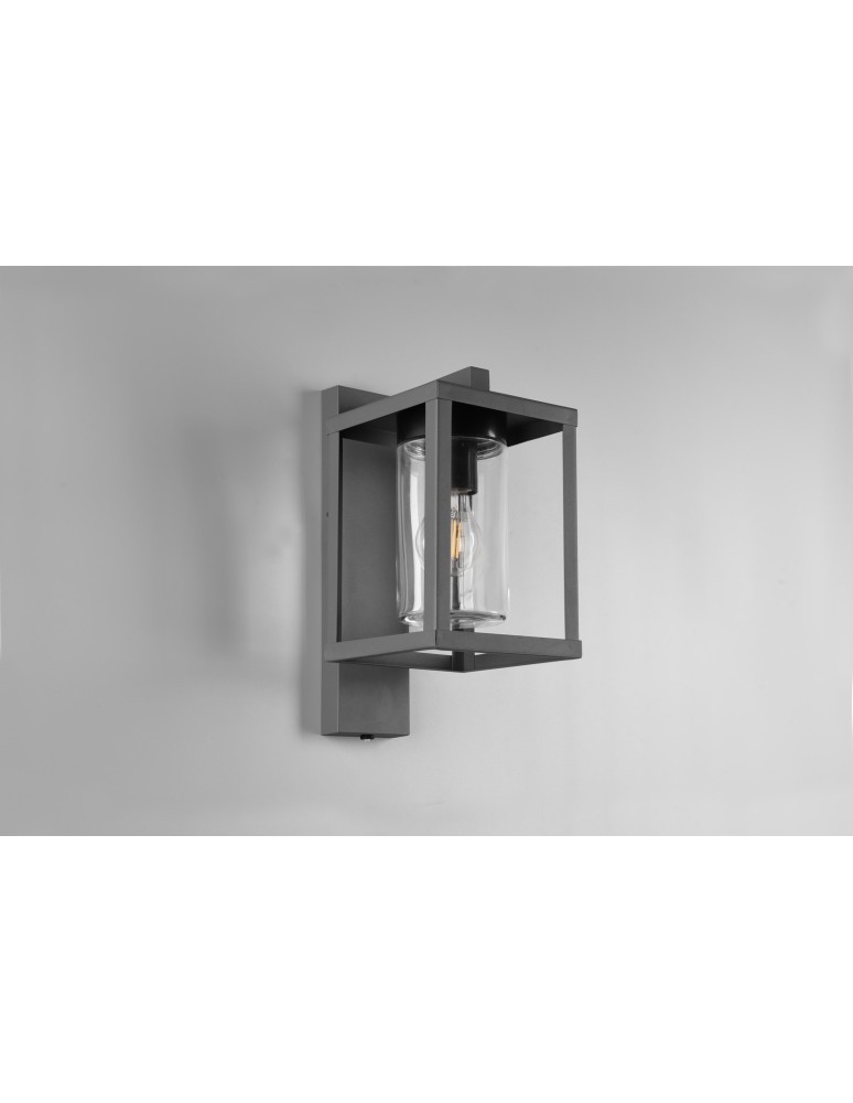 Trio LUNGA Zewnętrzna Ścienna 1xE27 max 40W Antracyt 212060142