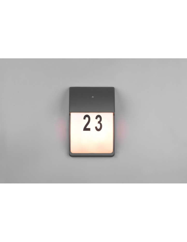 Trio MERSEY Zewnętrzna Ścienna 2xE14 max 40W Antracyt 212160242