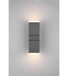 Kinkiety zewnętrzne - Trio AVON Zewnętrzna Ścienna 2xLED max 7W 3000K Antracyt 270660242 - product 4