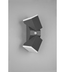 Lampy zewnętrzne z czujnikiem ruchu - Trio AVON Zewnętrzna Ścienna 2xLED max 7W 3000K Antracyt 270669242 - produkt 9