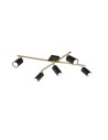 Trio MARLEY Reflektor Sufitowy 5xGU10 max 35W Czarny, Złoty 612400580