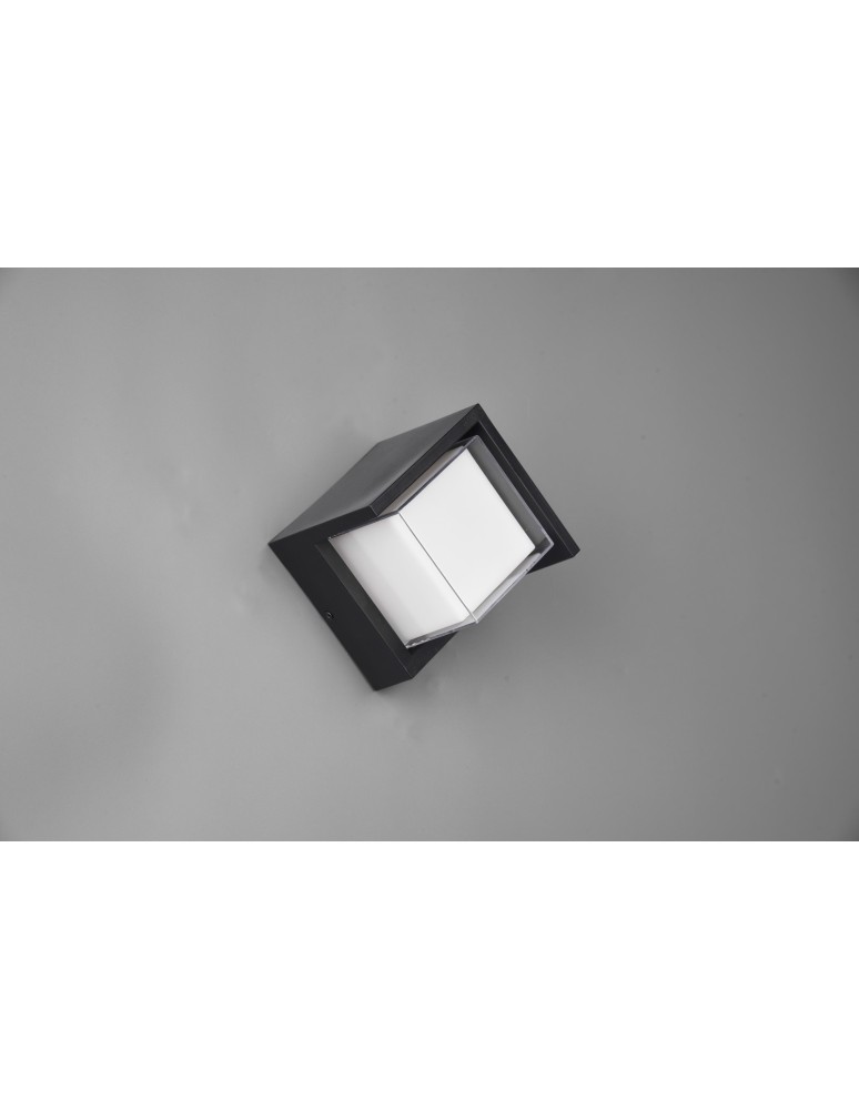 RL PUNO Zewnętrzna Ścienna 1xLED max 8W 3000K Czarny Mat R27026132