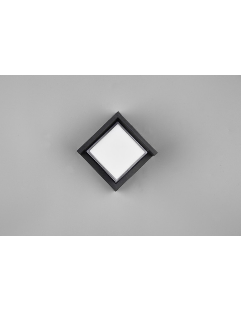 RL PUNO Zewnętrzna Ścienna 1xLED max 8W 3000K Czarny Mat R27026132