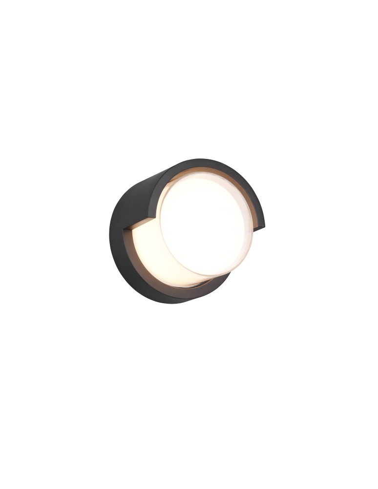 RL PUNO Zewnętrzna Ścienna 1xLED max 8W 3000K Czarny Mat R27036132