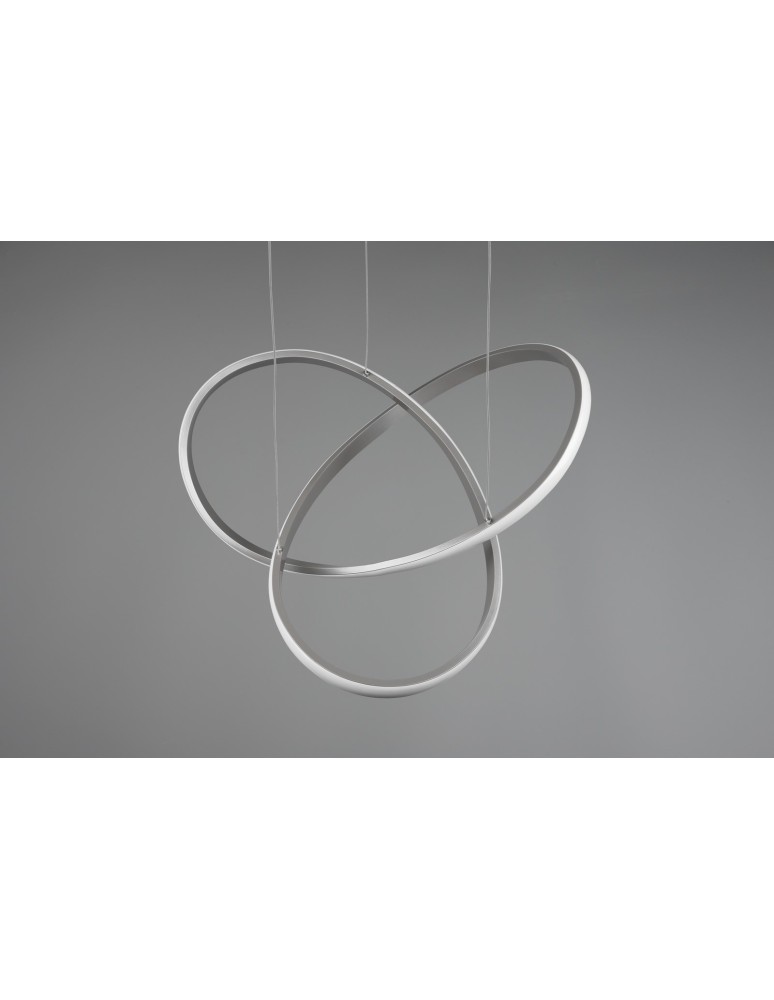 Lampy wiszące - RL COURSE Wisząca Nowoczesna 1xLED max 27W 4000K Nikiel Mat R32051407 - product kolory-swiatla.pl 5