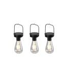 Lampy ogrodowe przenośne - RL CAMPUS Zewnętrzna Przenośna 3xLED max 1W Czarny Mat R35146132 - product 1