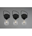 Lampy ogrodowe przenośne - RL CAMPUS Zewnętrzna Przenośna 3xLED max 1W Czarny Mat R35146132 - product 2