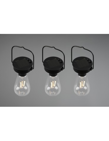 RL CAMPUS Zewnętrzna Przenośna 3xLED max 1W Czarny Mat R35146132 - product 2