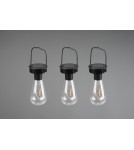 Lampy ogrodowe przenośne - RL CAMPUS Zewnętrzna Przenośna 3xLED max 1W Czarny Mat R35146132 - product 4