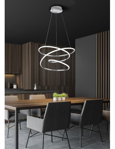 RL BOLOGNA Wisząca Nowoczesna 1xLED max 36W 4000K Chrom R37051106 - produkt 2