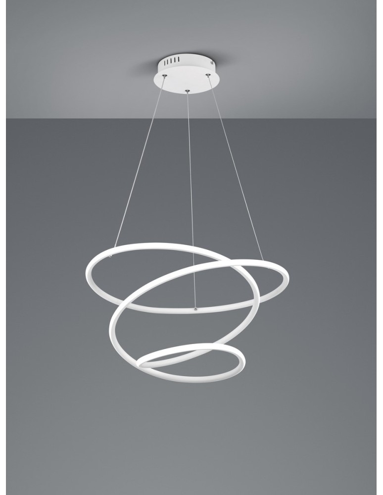 Lampy wiszące - RL BOLOGNA Wisząca Nowoczesna 1xLED max 36W 4000K Biały Mat R37051131 - produkt kolory-swiatla.pl 1
