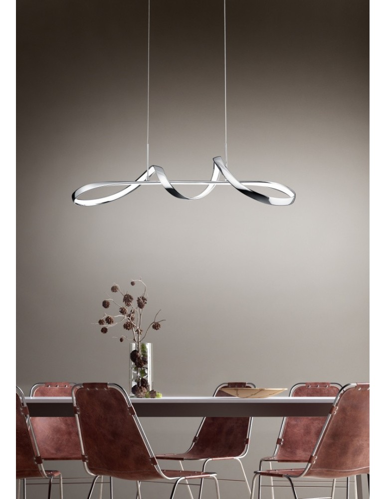 Lampy wiszące - RL PERUGIA Wisząca Nowoczesna 1xLED max 37W 4000K Chrom R37091106 - product kolory-swiatla.pl 2