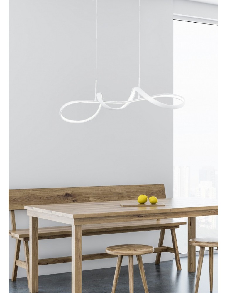 Lampy wiszące - RL PERUGIA Wisząca Nowoczesna 1xLED max 37W 4000K Biały Mat R37091131 - product kolory-swiatla.pl 2