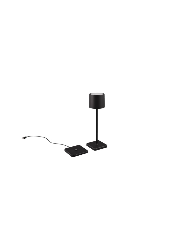 Lampy ogrodowe przenośne - RL FERNANDEZ Zewnętrzna Przenośna 1xLED max 1W 2700+4000+6000K Czarny Mat R54096132 - produkt kolory-swiatla.pl 1