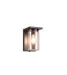 Lampy zewnętrzne z czujnikiem zmierzchu - Trio ARDILA Czujnik Zmierzchu Zewnętrzna Ścienna 1xE27 max 40W Czarny Mat 211660132 - product 1