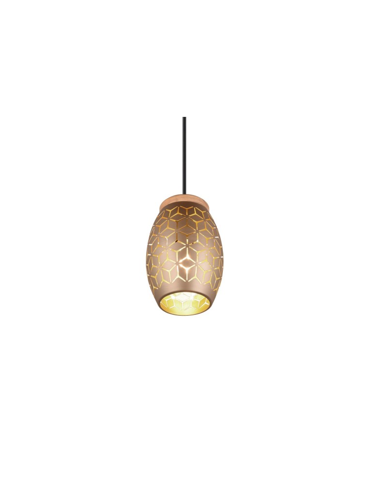 RL BIDAR Wisząca Nowoczesna 1xE27 max 28W Kawowy R31571065