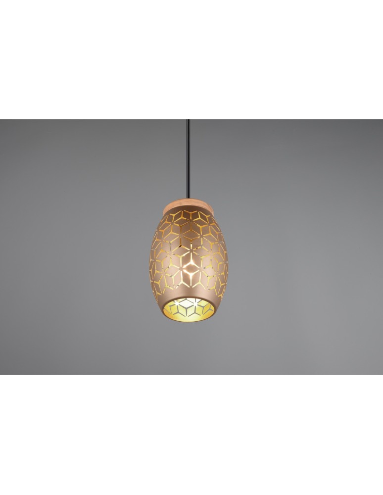 RL BIDAR Wisząca Nowoczesna 1xE27 max 28W Kawowy R31571065