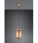 Lampy wiszące pojedyncze - RL BIDAR Wisząca Nowoczesna 1xE27 max 28W Kawowy R31571065 - produkt 8