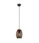Lampy wiszące pojedyncze - RL BIDAR Wisząca Nowoczesna 1xE27 max 28W Czarny, Złoty R31571080 - produkt 1
