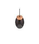 Lampy wiszące pojedyncze - RL BIDAR Wisząca Nowoczesna 1xE27 max 28W Czarny, Złoty R31571080 - produkt 5