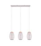 Lampy wiszące na listwie - RL BIDAR Wisząca Nowoczesna 3xE27 max 28W Biały Mat R31573031 - produkt 6