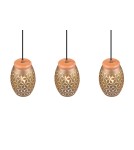 Lampy wiszące na listwie - RL BIDAR Wisząca Nowoczesna 3xE27 max 28W Kawowy R31573065 - produkt 3
