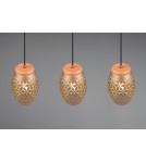 Lampy wiszące na listwie - RL BIDAR Wisząca Nowoczesna 3xE27 max 28W Kawowy R31573065 - produkt 7