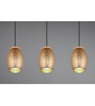 Lampy wiszące na listwie - RL BIDAR Wisząca Nowoczesna 3xE27 max 28W Kawowy R31573065 - produkt 8