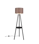 Lampy podłogowe trójnóg - RL COLETTE Podłogowa 1xE27 max 60W Czarny Mat R41561032 - produkt 1