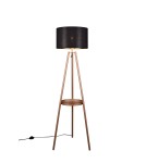Lampy podłogowe trójnóg - RL COLETTE Podłogowa 1xE27 max 60W Kawowy R41561065 - produkt 1